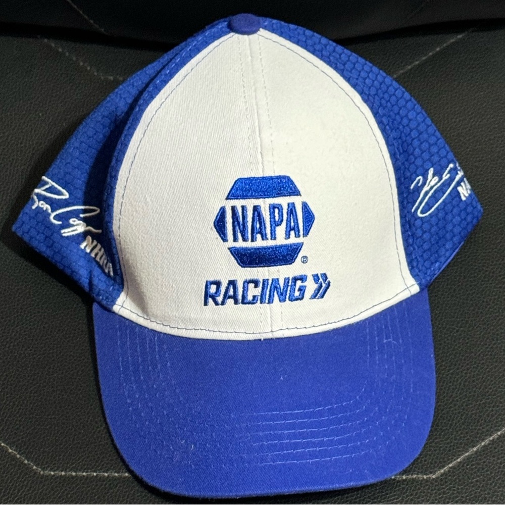 NWOT NAPA Racing Auto Parts Chase Elliott # 9 Adj Cap Men OSFA Blue & White